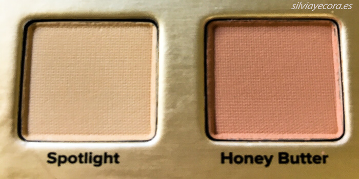 sombras spotlight, honey butter paleta natural love